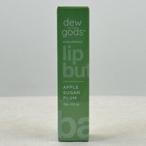 Dew Of The Gods Hyaluronic Lip Butter Apple Sugar Plum Sorbe Nourishing 15g NEW